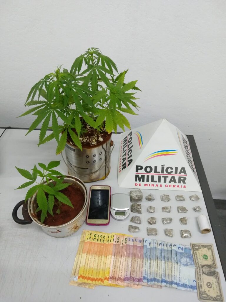 Polícia Militar prende suspeito por tráfico ilícito de drogas no Bairro Jardim Europa II, em Ituiutaba
