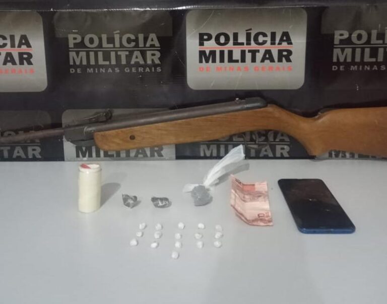 Pai e filho são presos pelos crimes de tráfico de drogas em Santa Vitória (MG)