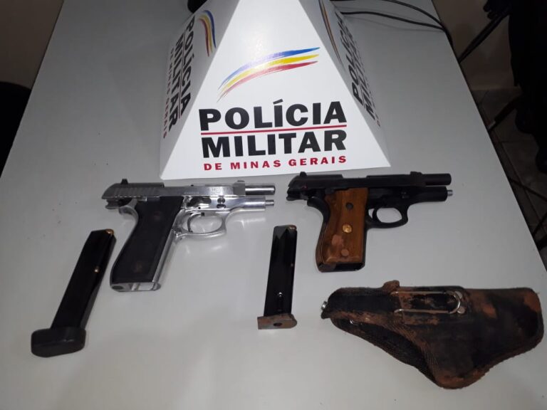 Um homem e uma mulher foram presos por porte ilegal de arma de fogo no Bairro Nova Ituiutaba