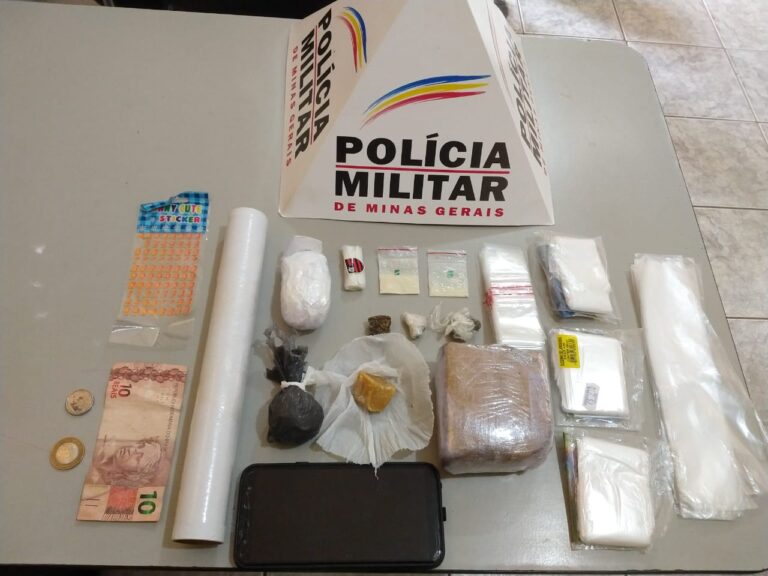 PMMG prende traficante e apreende drogas no Bairro Ipiranga, em Ituiutaba