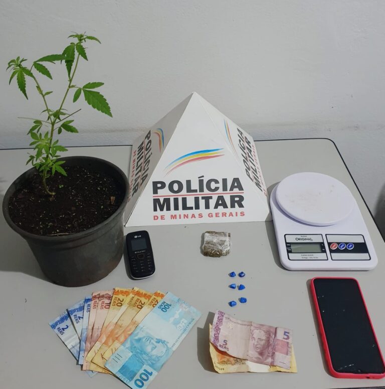 PMMG prende casal de traficantes em Prata (MG)