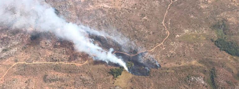 Estado passa a monitorar diariamente, por via aérea, incêndios florestais no Norte de Minas