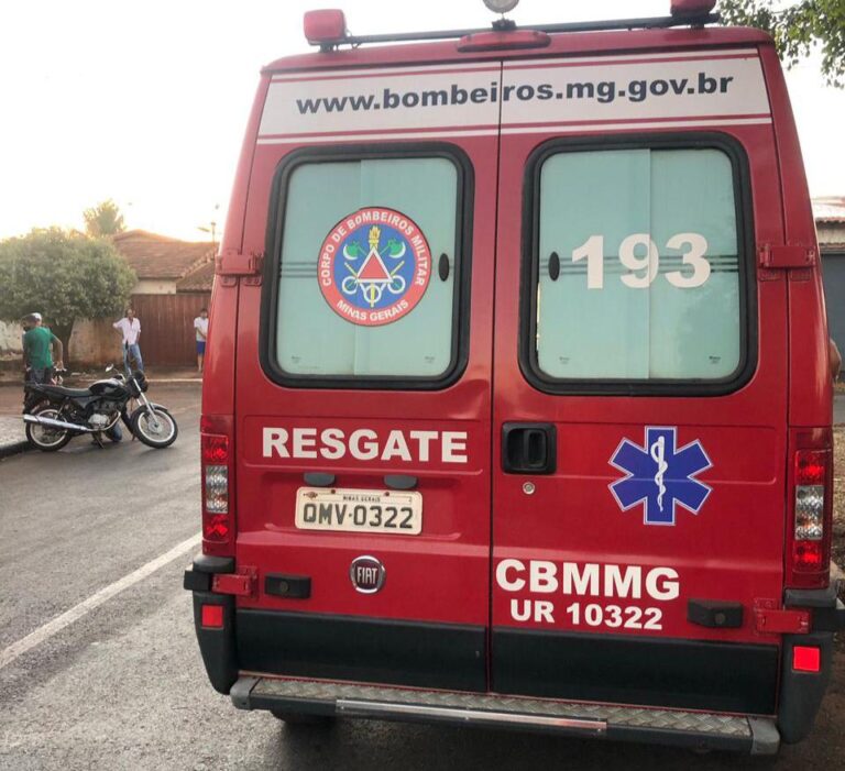Criança de 05 anos é atropelada por motociclista no Bairro Santo Antônio, em Ituiutaba