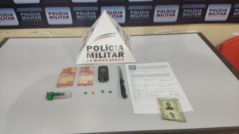 PM prende indivíduo com pedras de crack no Bairro Alvorada, em Ituiutaba