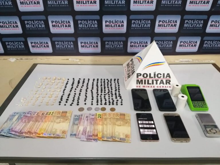 PM apreende 255 pedras de crack no Bairro Pirapitinga