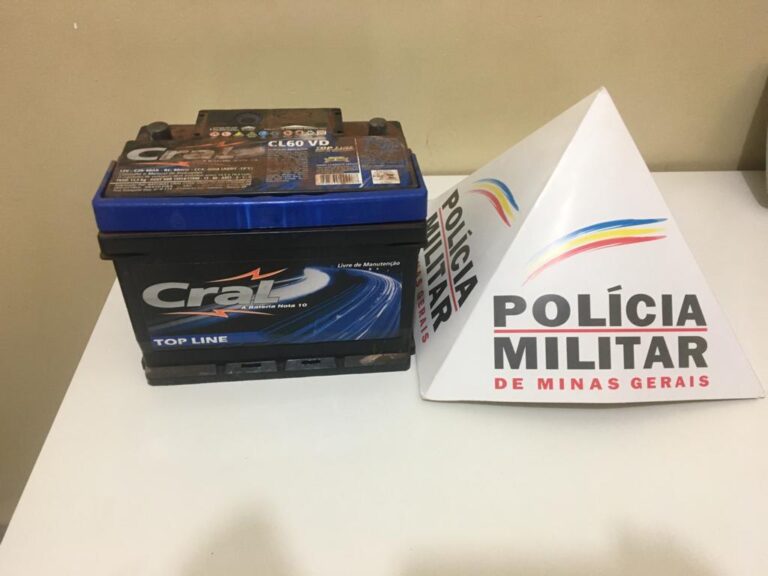 PM prende ladrão e recupera bateria furtada no Bairro Natal, em Ituiutaba