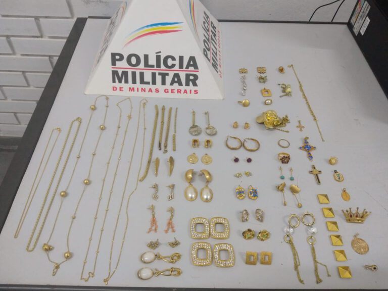 PM prende suspeito e encontra semijoias no Bairro Junqueira supostamente furtadas