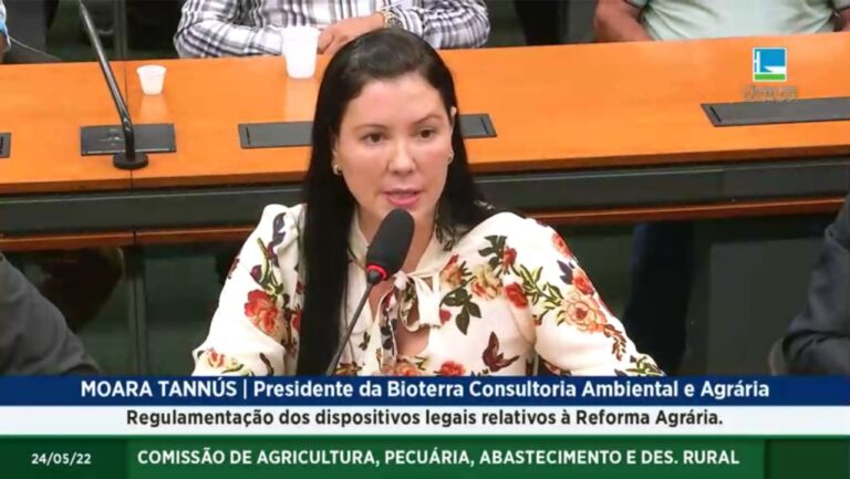 Moara Tannús é destaque em Audiência Pública da Comissão de Agricultura, Pecuária, Abastecimento e Desenvolvimento Rural, na Câmara de Deputados em Brasília