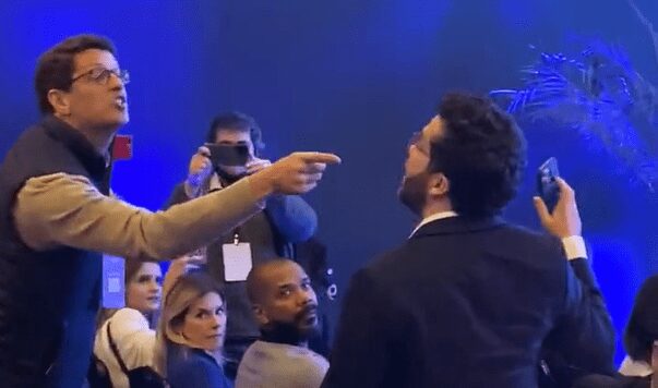 Janones e Ricardo Salles brigam nos bastidores do Debate da Band