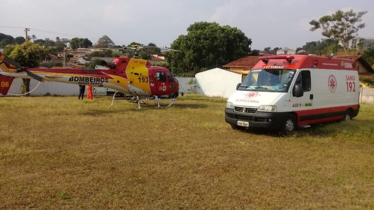 Aeronave do CBMMG transporta paciente de Ituiutaba à Uberlândia