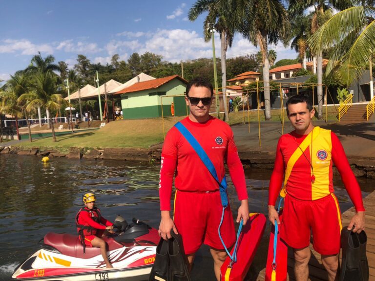 CBMMG realiza atividade de prevenção em Cachoeira Dourada de Minas