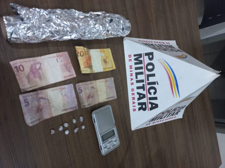 Duas pessoas são presas em Centralina por tráfico de drogas e receptação