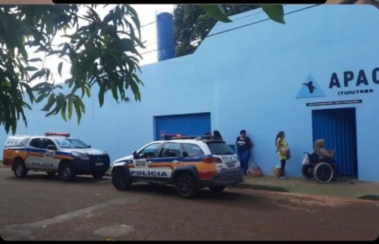 Com ajuda de comparsas armados, dois presos fogem da APAC de Ituiutaba