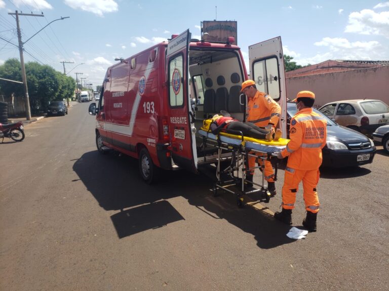 Mulher é resgatada pelo CBMMG em Ituiutaba após se envolver em acidente de trânsito