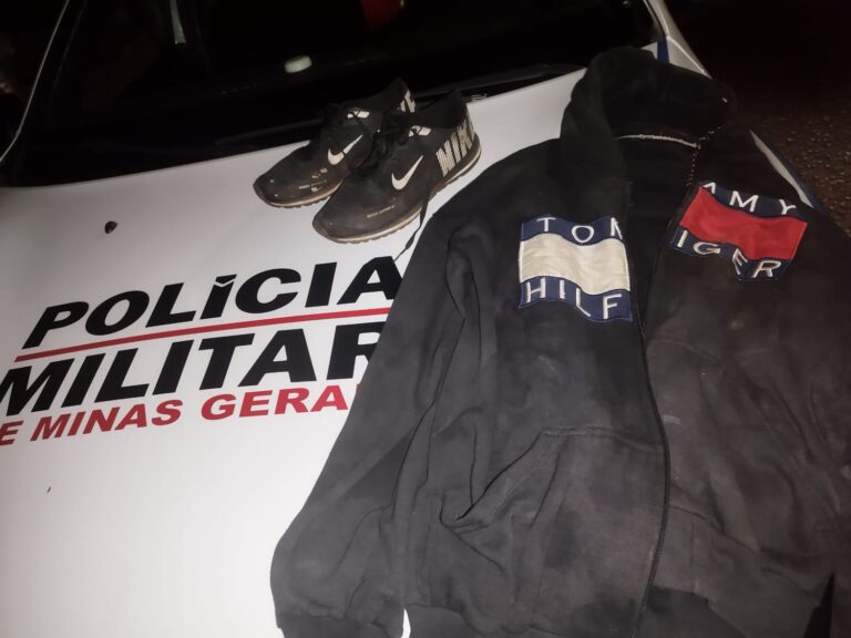 PM prende ladrão de capacete, em Ituiutaba (MG)