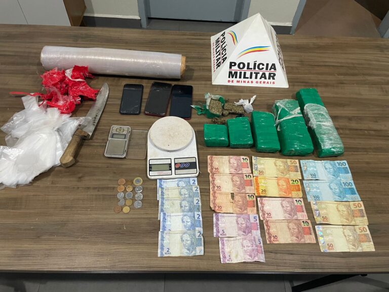 Traficante é preso com quase dois quilos de maconha em Centralina