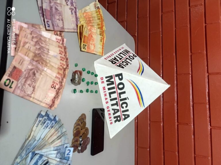 PM prende traficante no Centro de Ituiutaba durante operação antidrogas