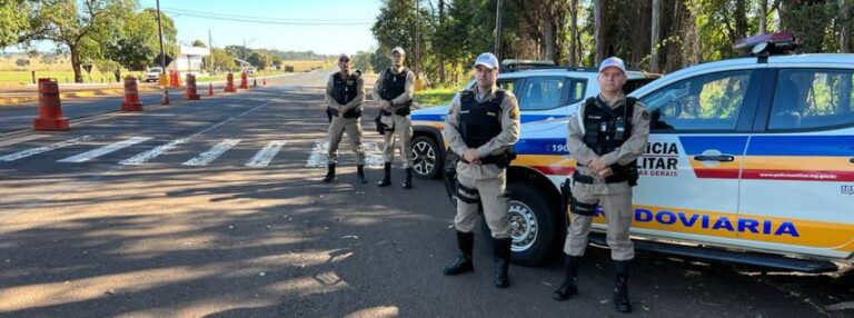 Megaoperação da Polícia Militar nas rodovias mineiras resulta em prisões e apreensões de drogas