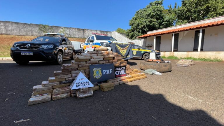 Cinco pessoas são presas em Ituiutaba e mais de R$ 50 milhões de pasta base e cocaína são apreendidas