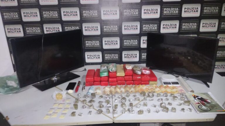 PM prende traficante em Ituiutaba e apreende grande quantidade de drogas