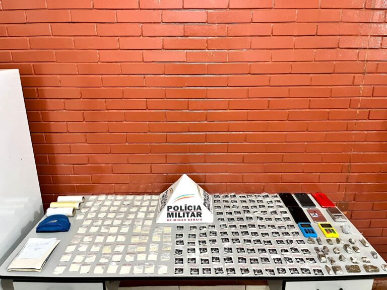 PM de Ituiutaba prende casal traficante de drogas após tentar fugir de abordagem