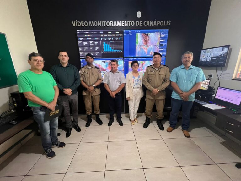 PM inaugura projeto de videomonitoramento “Olho Vivo” em Canápolis