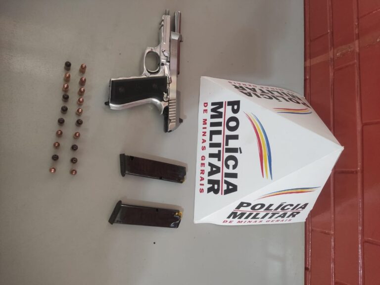 Homem é preso pela PM no Centro de Ituiutaba após ameaçar vizinho com arma de fogo