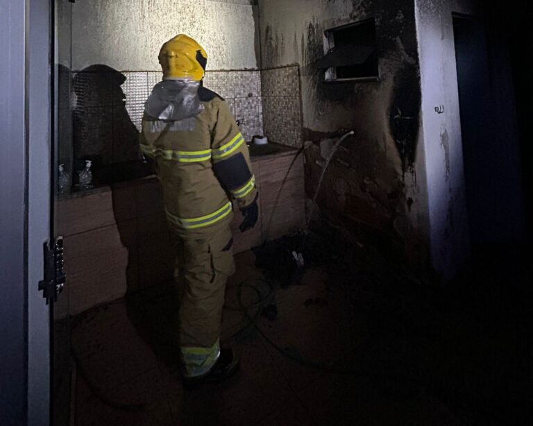 Casa no Centro de Ituiutaba tem princípio de incêndio