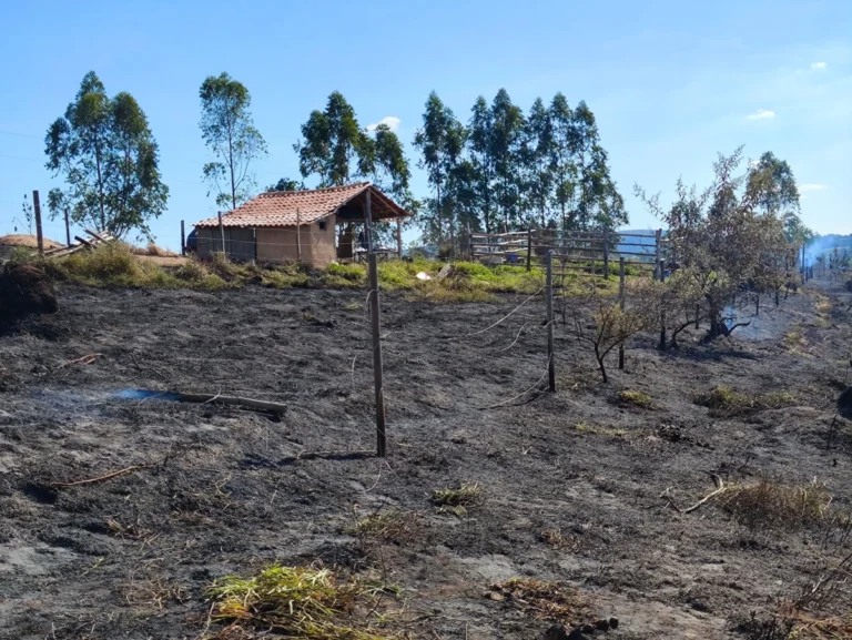 Idoso ateia fogo em terreiro e morre após acabar cercado pelas chamas em Minas