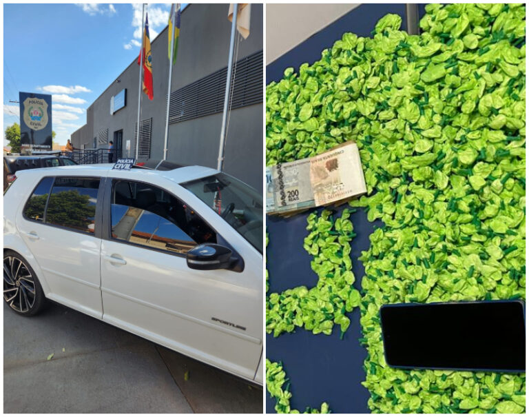 PCMG prende traficante e apreende 3,5 mil papelotes de cocaína em Monte Alegre de Minas (MG)