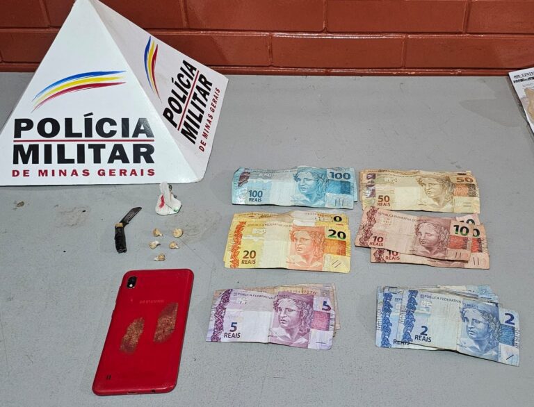 PM de Ituiutaba prende traficante e apreende pedras de crack