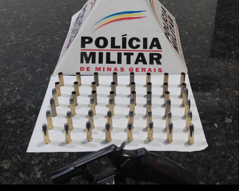 Polícia Militar apreende arma de fogo após conflito entre moradores em Prata