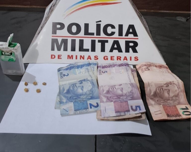 Polícia Militar prende dois por tráfico de drogas em Prata