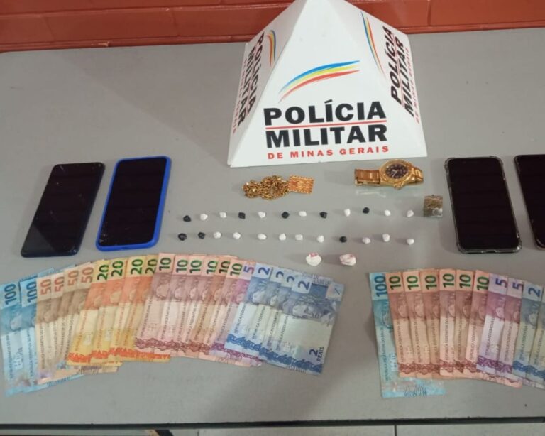 Polícia Militar prende três suspeitos e apreende drogas durante operação em Ituiutaba