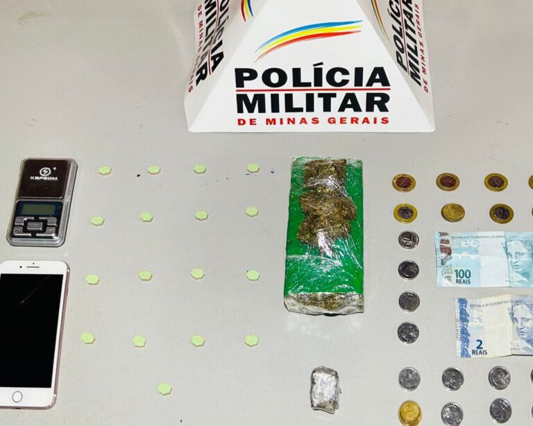 Apreensão de ecstasy e maconha em Ituiutaba resulta na prisão de jovem de 19 anos