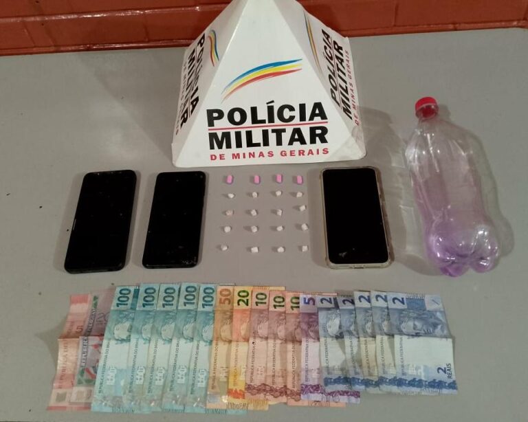 Homens são presos e menor é apreendido pela PMMG por Tráfico de Drogas em Boca de Fumo, em Ituiutaba