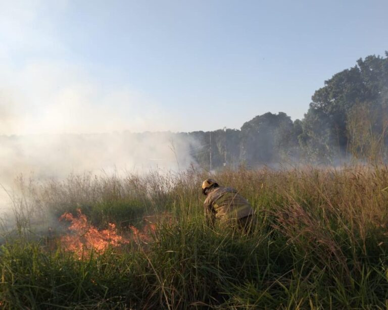 Bombeiros de Ituiutaba registram três incêndios em vegetação em apenas uma tarde no município tijucano