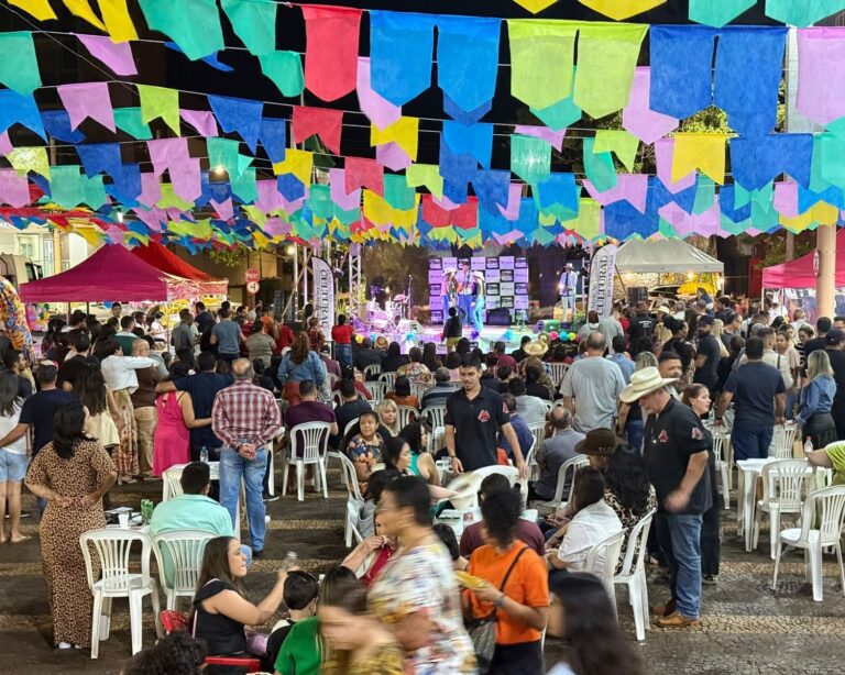 Circuito Junino leva cultura e sabores típicos à Praça da Prefeitura em Ituiutaba