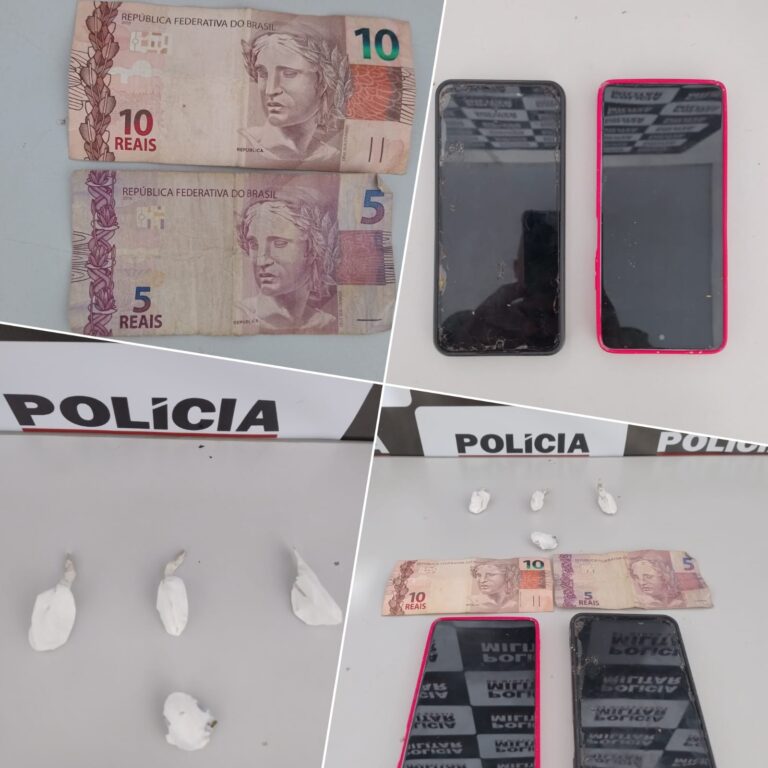 Jovem é preso por suspeita de tráfico de drogas em Santa Vitória (MG)