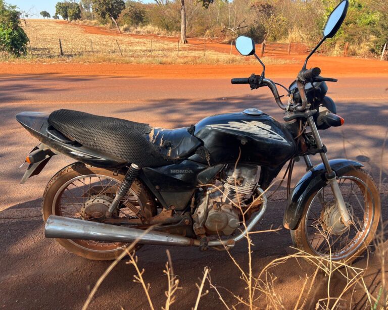 Motocicleta furtada em Uberaba é recuperada na MG-226 e homem é preso em flagrante
