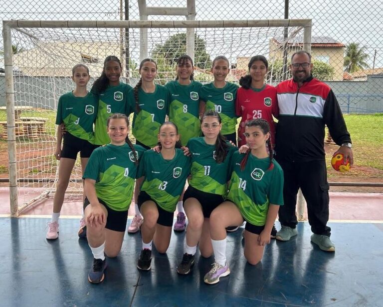 Equipe feminina de Ituiutaba se destaca no Handebol Sub-14 dos Jogos Escolares de Minas Gerais