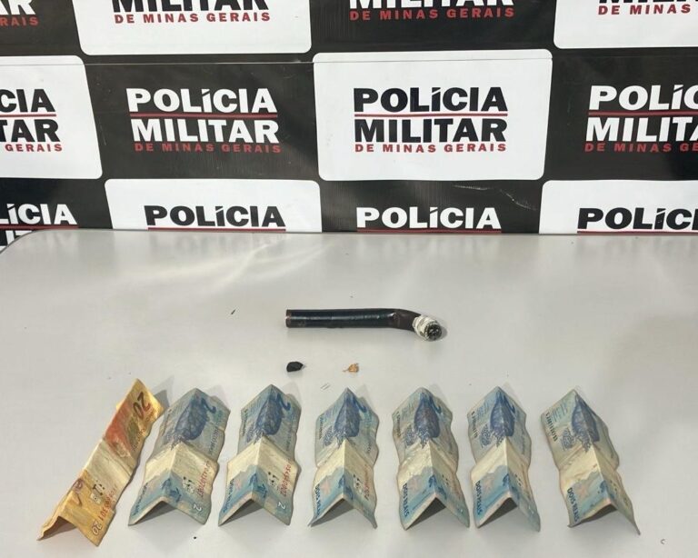 PMMG cumpre mandado de prisão e apreende drogas em Santa Vitória