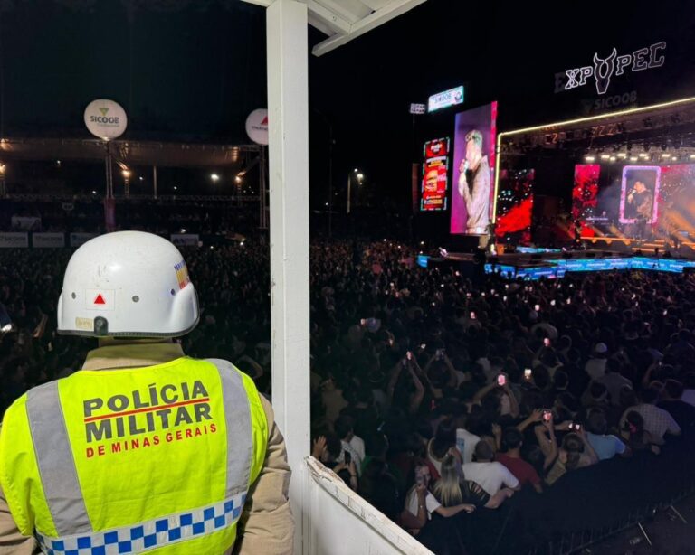 PMMG garante segurança e registra queda de crimes na Expopec 2025 em Ituiutaba