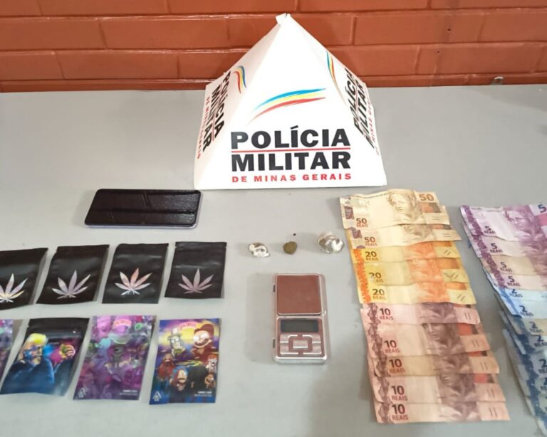 PMMG prende falso entregador por tráfico de drogas em Ituiutaba