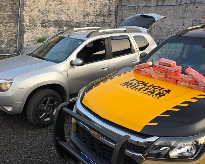 Homem é preso com 10 barras de maconha durante operação na MGC-497, em Campina Verde