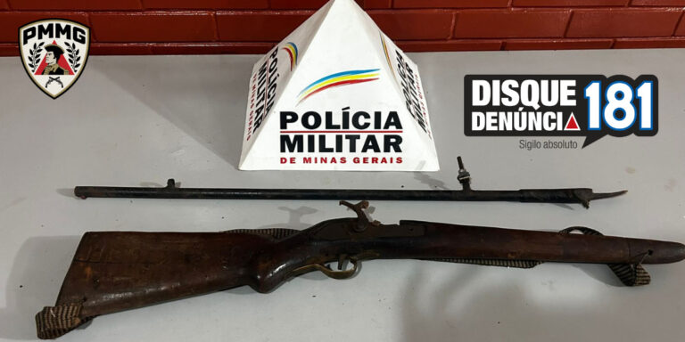 PM prende idoso com arma de fogo no Bairro Paranaíba, em Ituiutaba