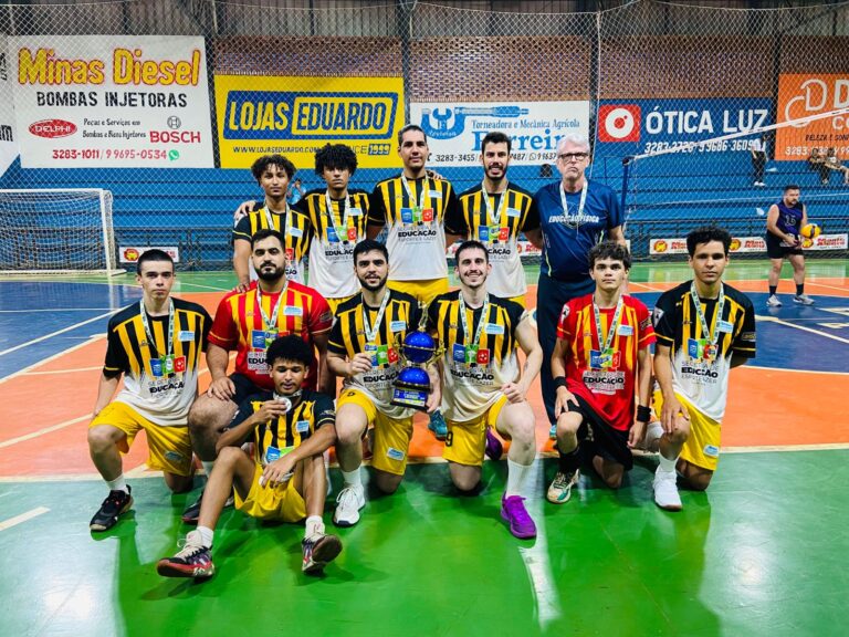 Prefeitura de Ituiutaba conquista 3º lugar na 1ª Copa Regional de Voleibol Masculino Adulto em Monte Alegre de Minas