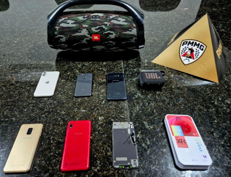 PM prende ladrões de comércio, em Prata (MG)