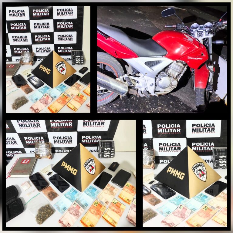 PM combate o tráfico de drogas em Santa Vitória