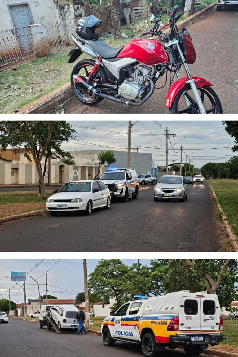 PM intensifica ação de fiscalização de trânsito e retém veículos em Ituiutaba